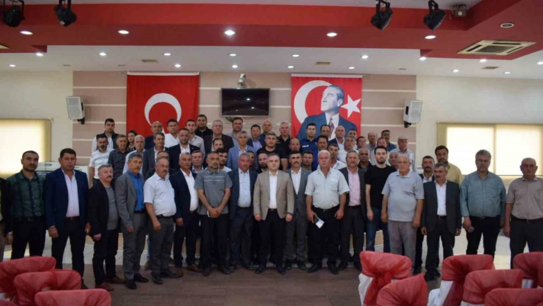 Bozdoğan Kaymakamı Gökçe, muhtarlar ile bir araya geldi