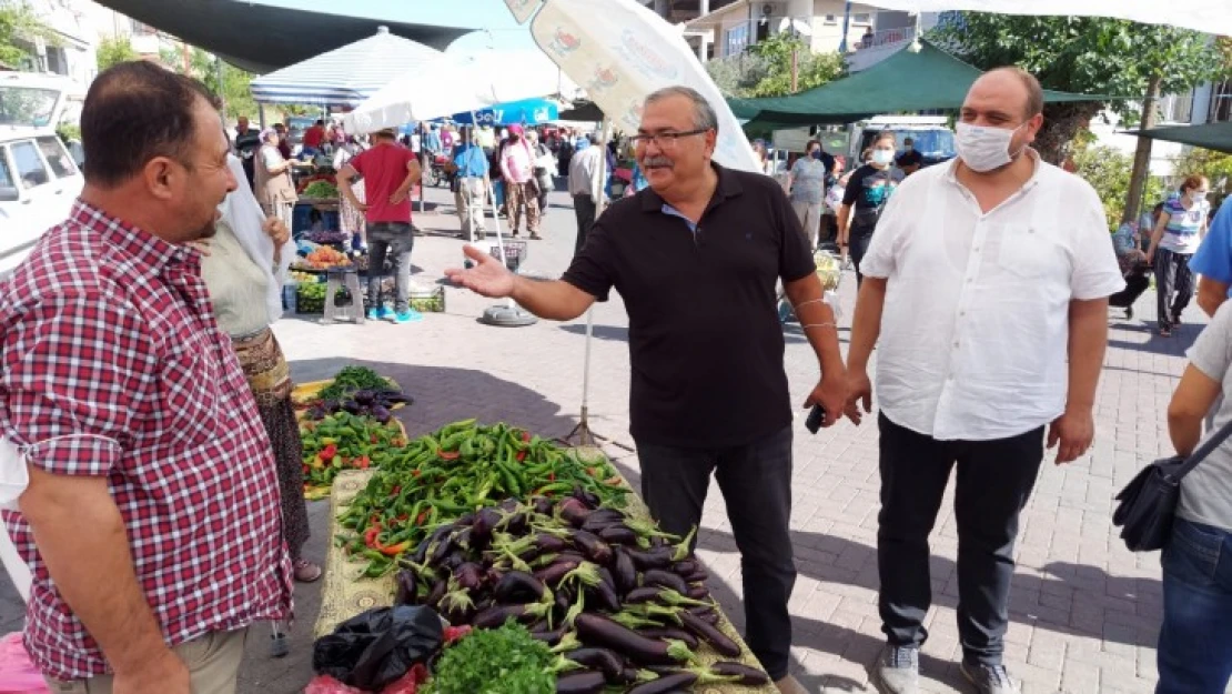 Bülbül, Bozdoğan'da üreticilerle ve vatandaşlarla bir araya geldi