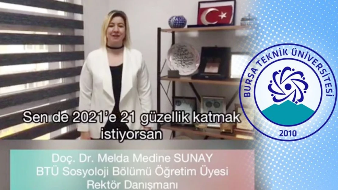 Bursa Teknik Üniversitesi'nden 2021 yılına özel proje