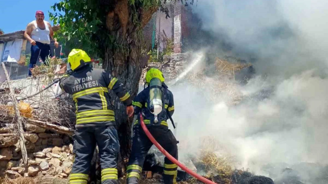 Büyükşehir Belediyesi'nin anında müdahalesi mahalleyi yanmaktan kurtardı