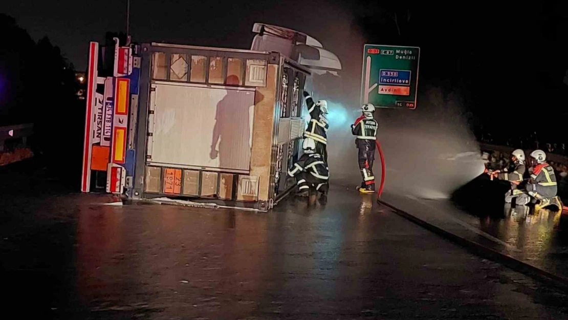 Büyükşehir itfaiyesinin anında müdahalesi faciayı önledi