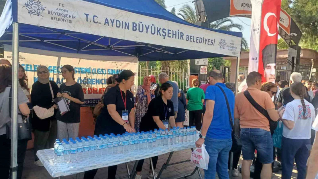 Büyükşehir, sınava giren öğrencileri unutmadı