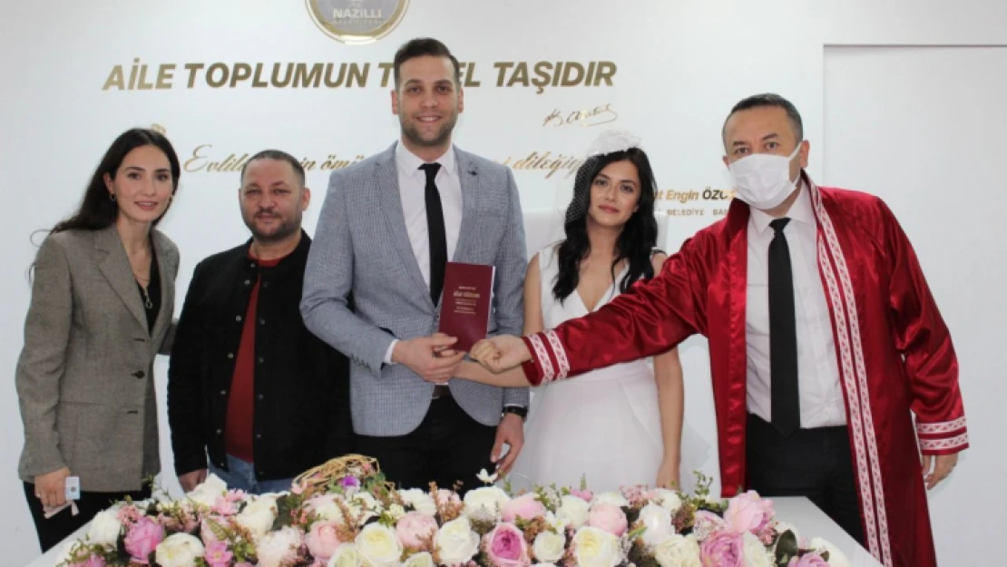 Çağla ve Ali çifti, dünyaevine girdi