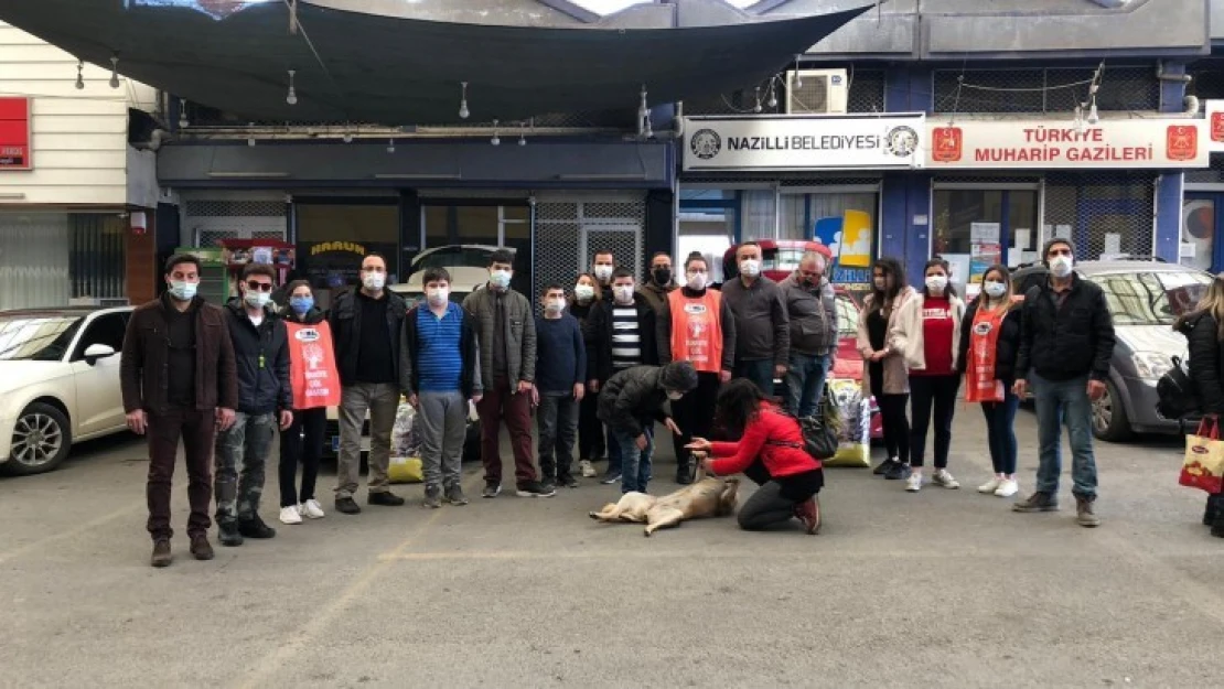 Can dostların besleme çalışmalarına engelliler de katıldı