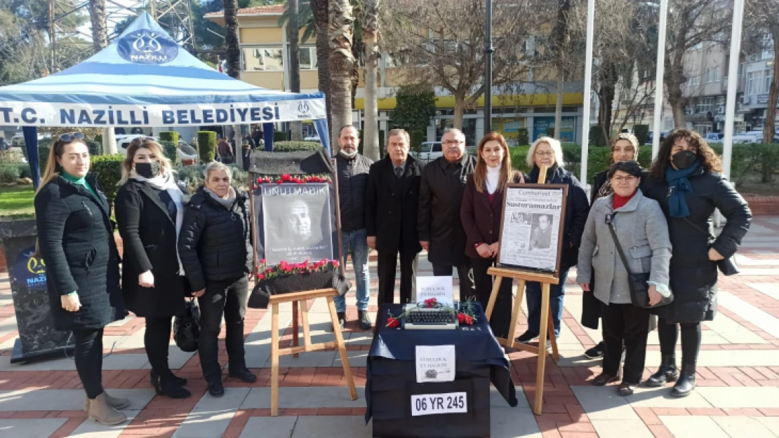 CHP Nazilli, Mumcu'yu unutmadı