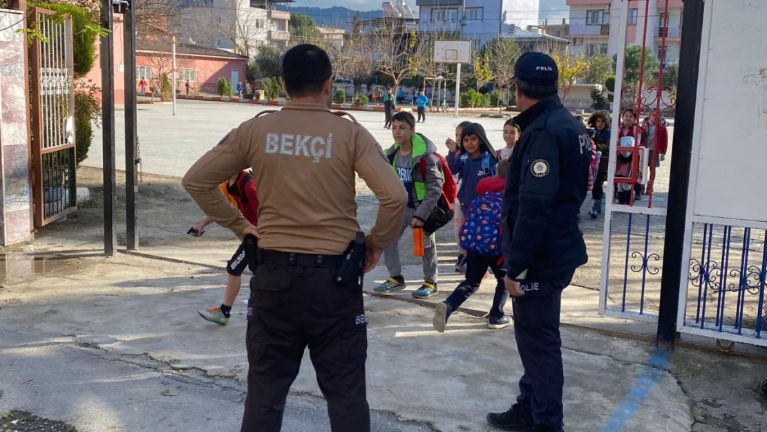 Çine'de okul önleri polisle güvenli