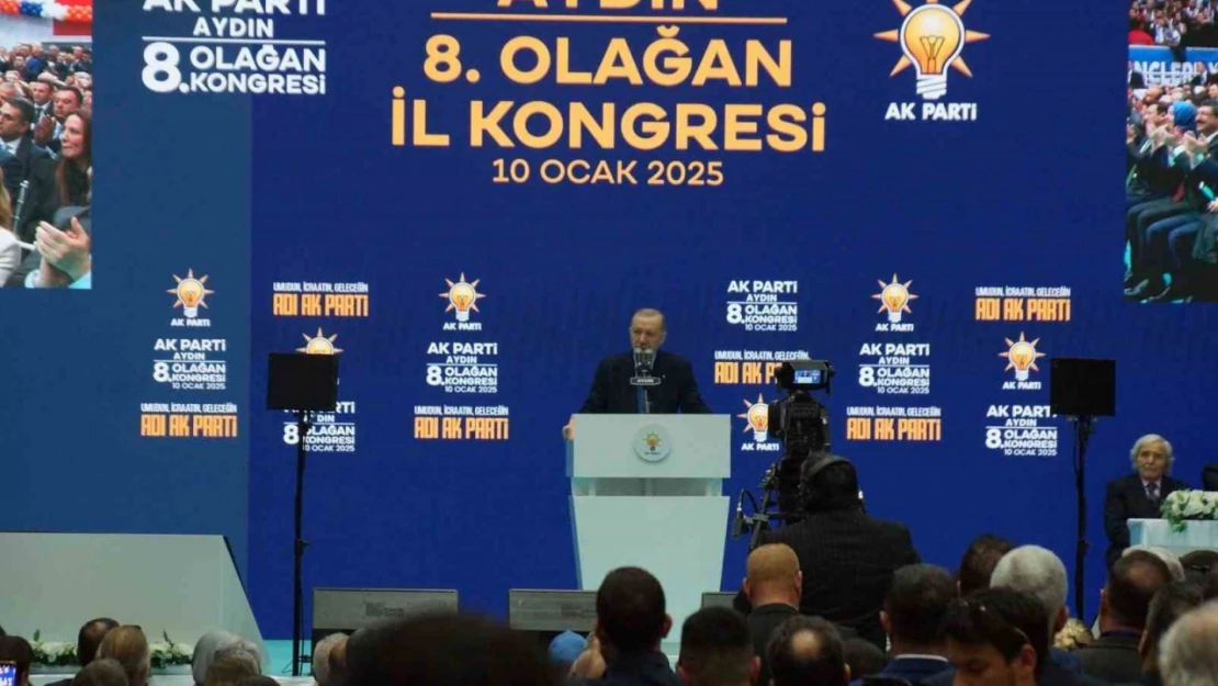 Cumhurbaşkanı Erdoğan: 'Son 22 yılda Aydın'a yaklaşık 448 milyar lira yatırım yaptık'