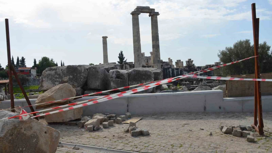 Didim Apollon Tapınağının çevresi düzenleniyor