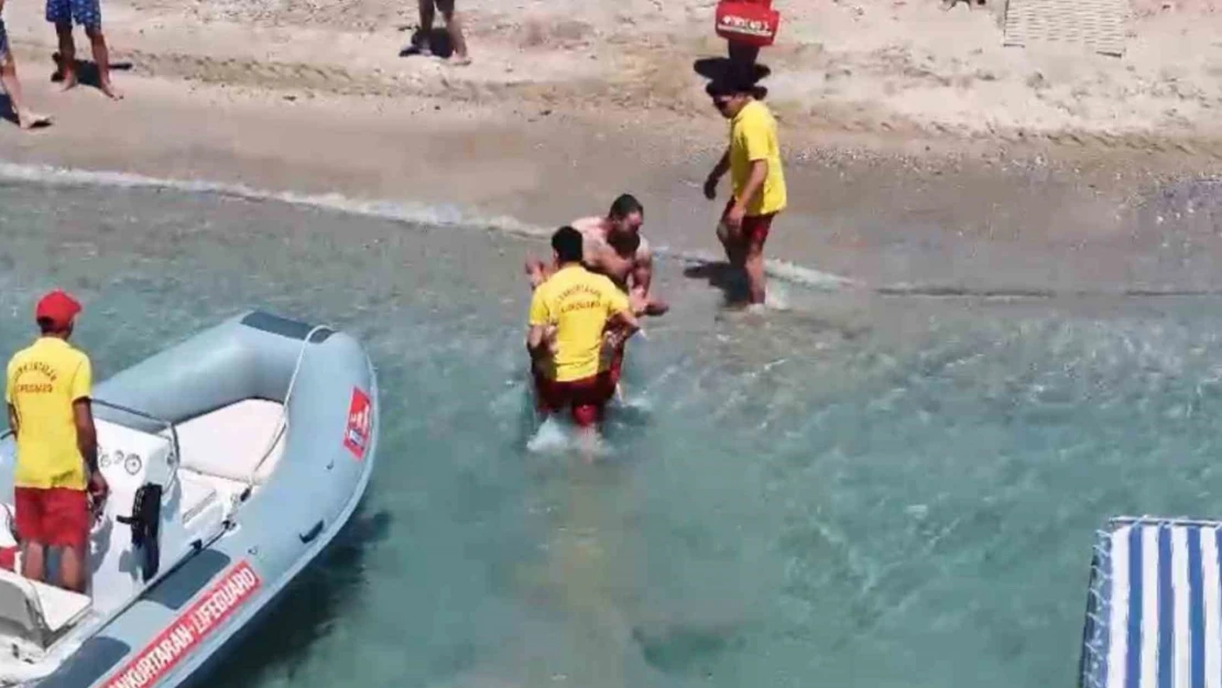 Didim Belediyesi cankurtaran ekiplerinin tatbikatı gerçeğini aratmadı