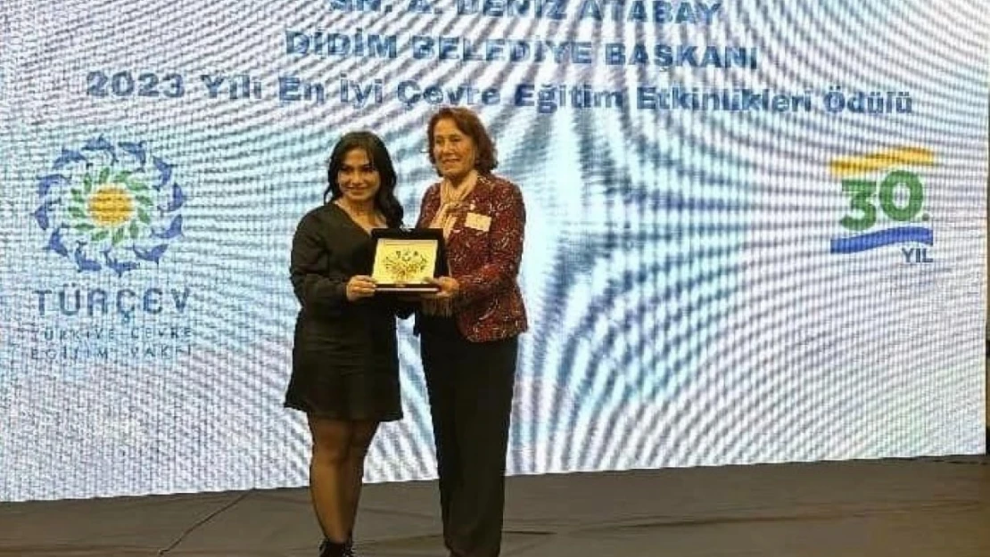 Didim Belediyesi'ne en iyi çevre eğitim ödülü