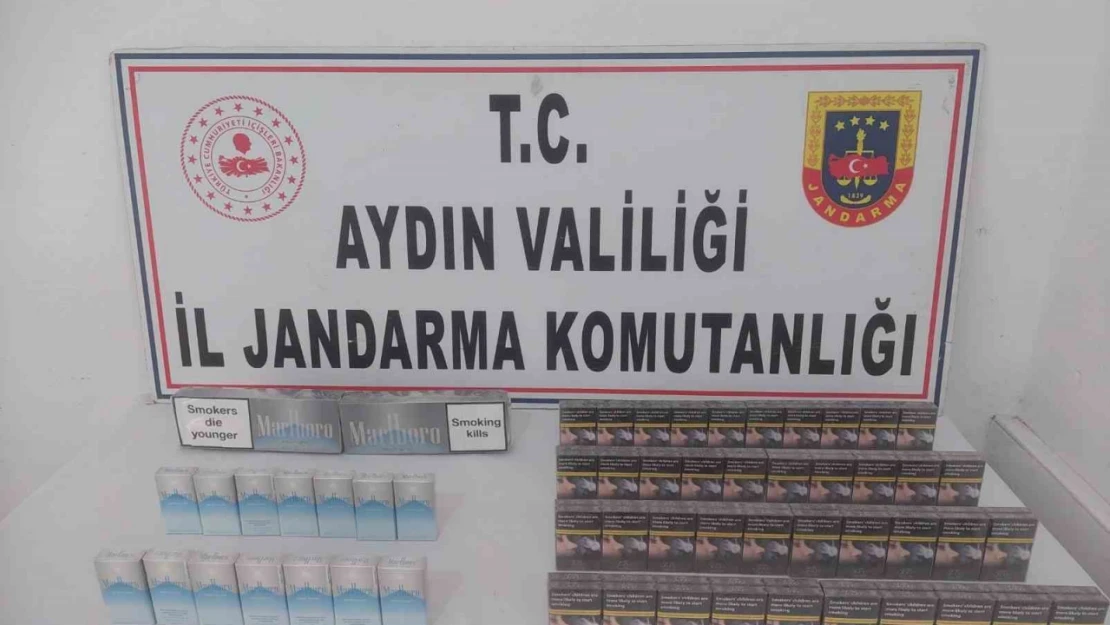 Didim'de bandrolsüz sigara ele geçirildi