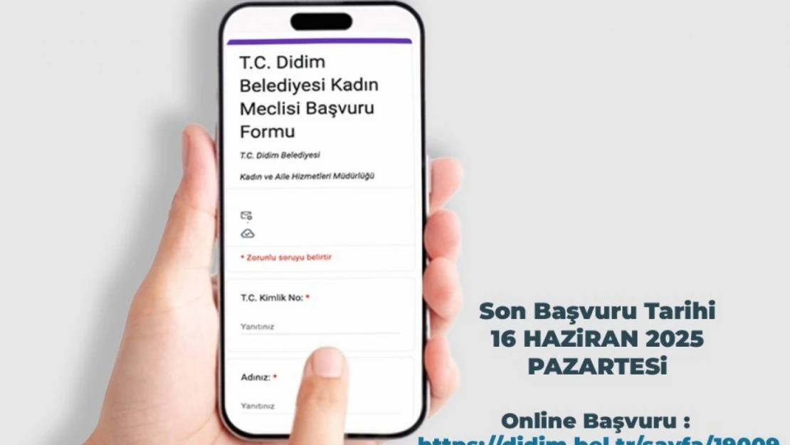 Didim'de Kadın Meclisi başvuruları başladı