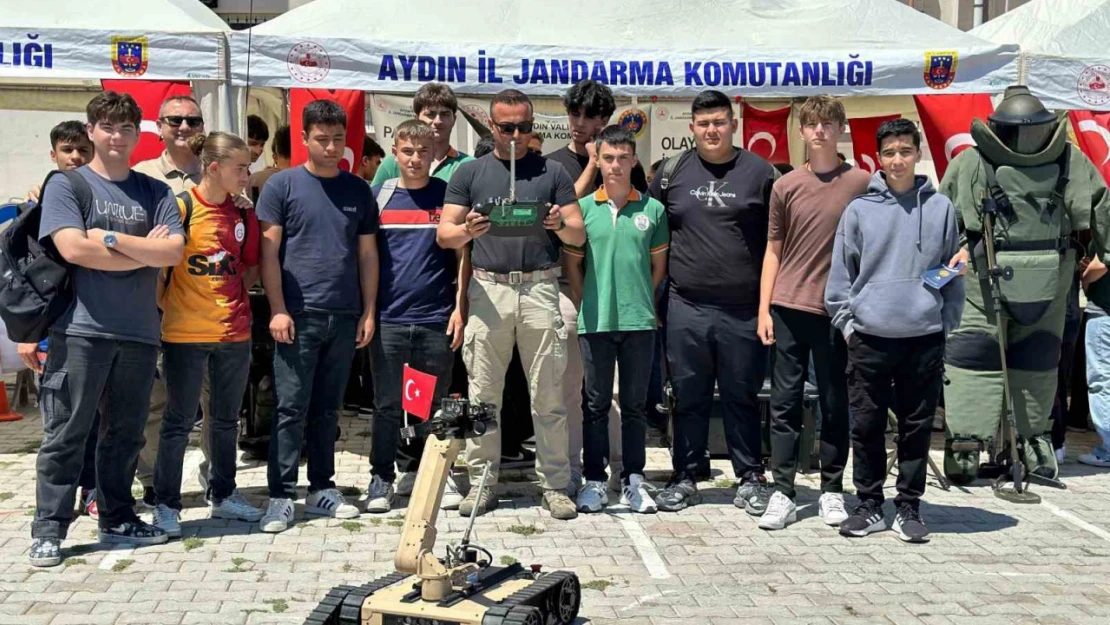 Didim'de öğrencilere jandarma ve sahil güvenlik tanıtıldı
