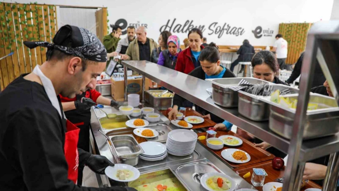 Efeler Belediyesi Kent Lokantası iftarda vatandaşlara hizmet verecek