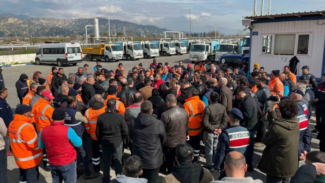 Efeler Belediyesi'nde işçi krizi büyüyor