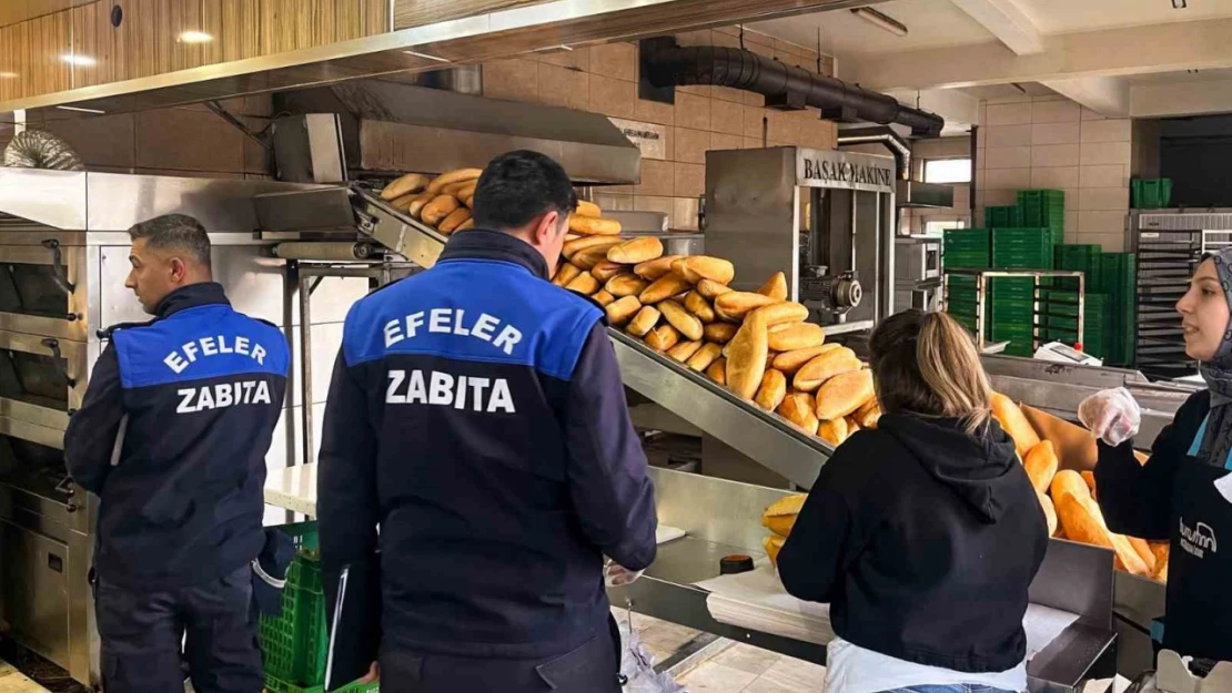 Efeler'de fırınlar denetlendi