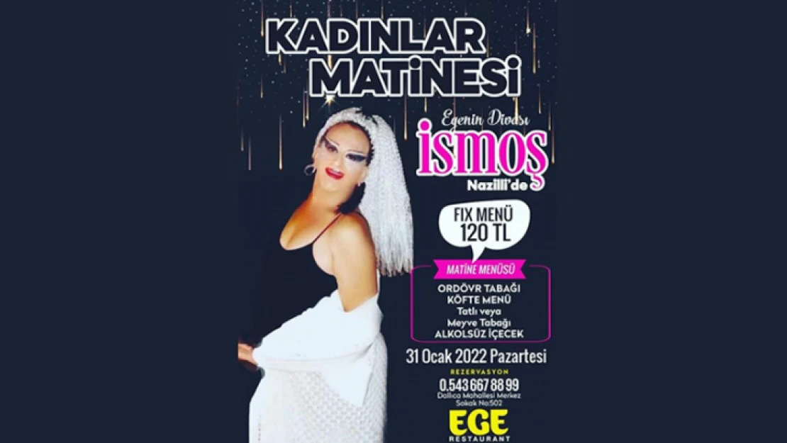 Ege'nin Divası İsmoş, Nazilli'de kadınlar matinesine hazırlanıyor