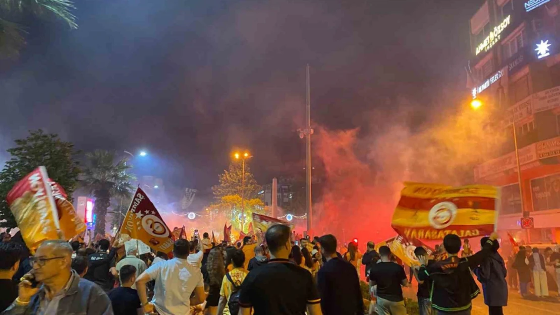 Galatasaray'ın şampiyonluğu Aydın'da coşkuyla kutlandı