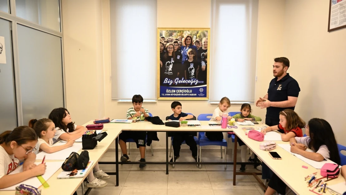 Geleceğin ressamları Aydın'da yetişiyor