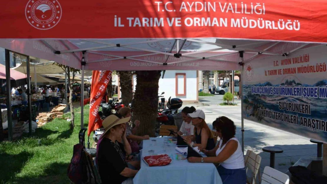 Germencik'te su ürünleri tüketici anketi yapıldı