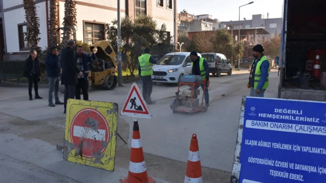 Germencik Yedieylül Mahallesi'nde asfaltlama çalışmaları başladı