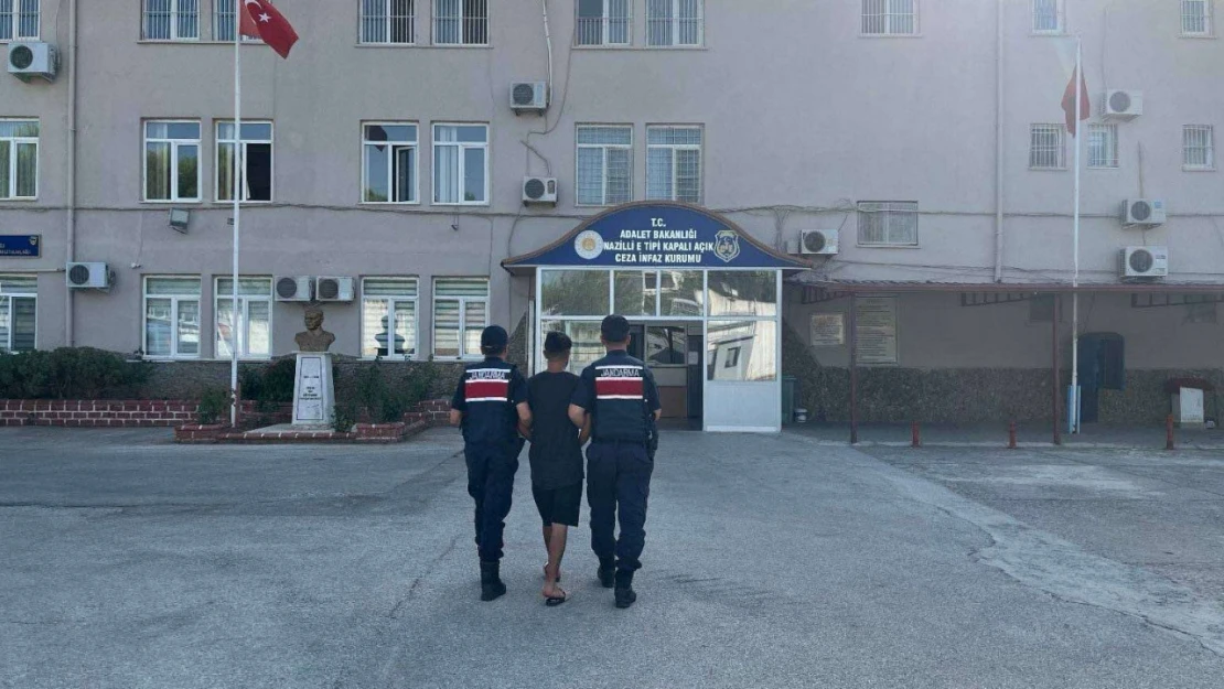 Hakkında 21 yıl hapis cezası bulunan şahıs jandarmaya takıldı