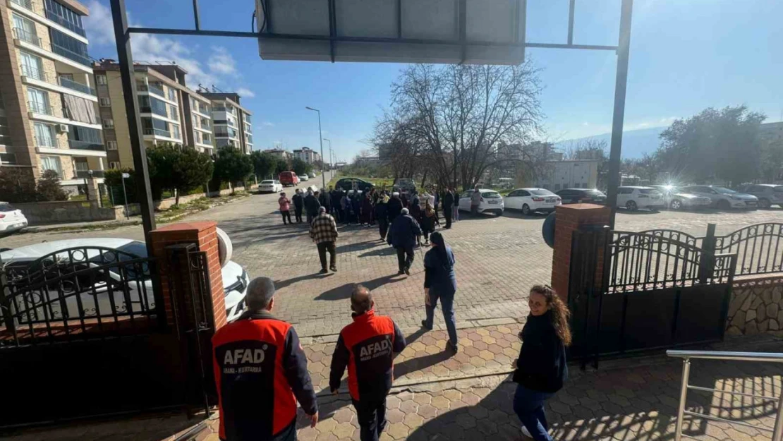 Huzurevinde afet anında tahliye eğitimi verildi