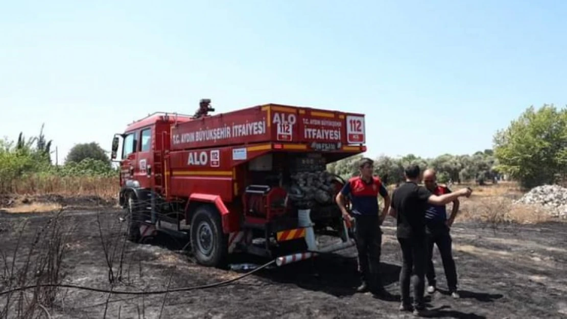 İmamköy'deki yangına jet müdahale