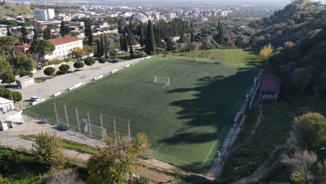 İsabeyli Sentetik Futbol Sahası yenilendi