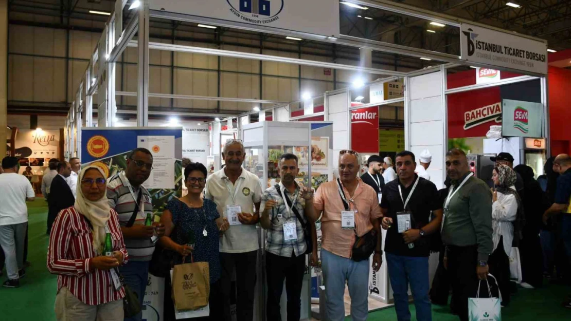 İstanbul'daki fuarda Aydın Ticaret Borsası standı yoğun ilgi gördü