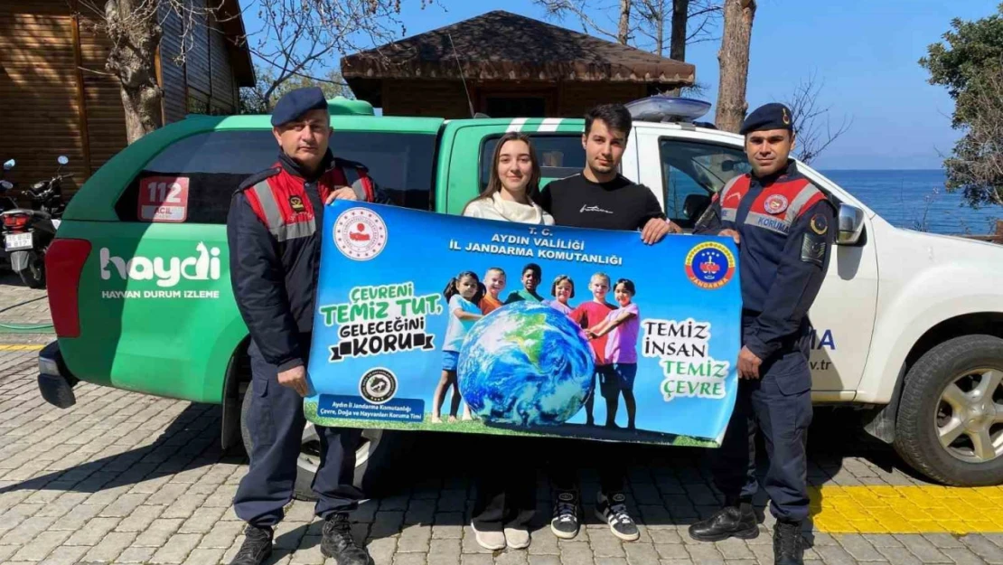 Jandarma ekipleri çevre ve doğaya dikkat çekti