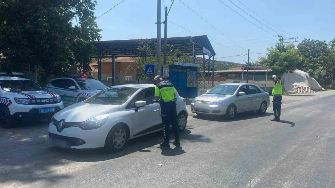 Jandarmadan havadan trafik denetimi