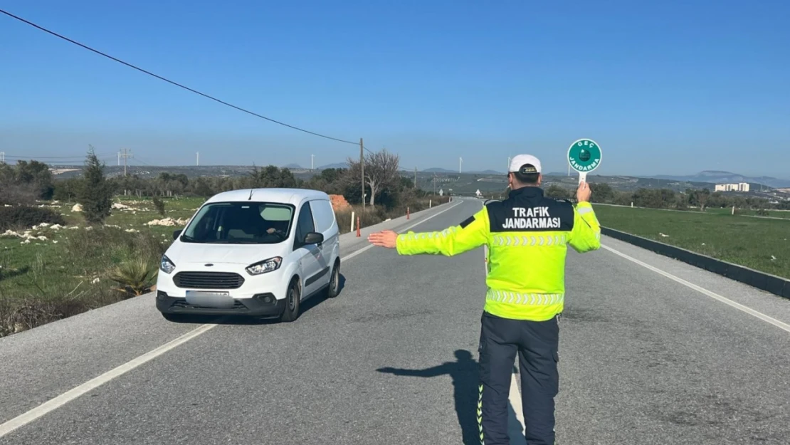 Jandarmadan mikro İHA ile hava destekli trafik denetimi