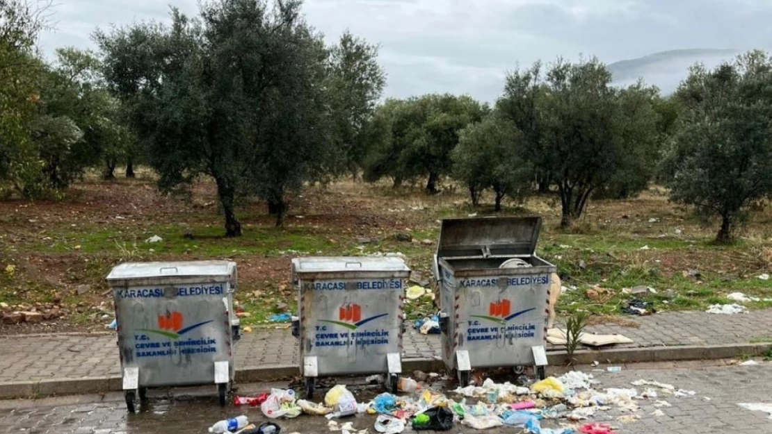 Karacasu Belediyesi'nden çöp uyarısı