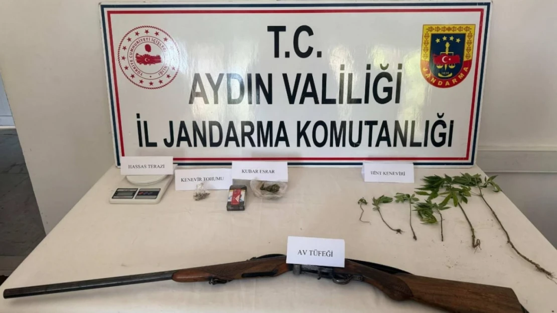 Karacasu'da uyuşturucu madde ele geçirildi