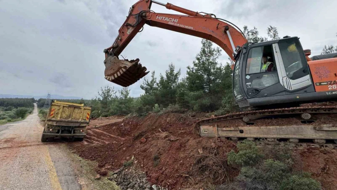 Karacasu'daki yol sorunu çözüme kavuşuyor
