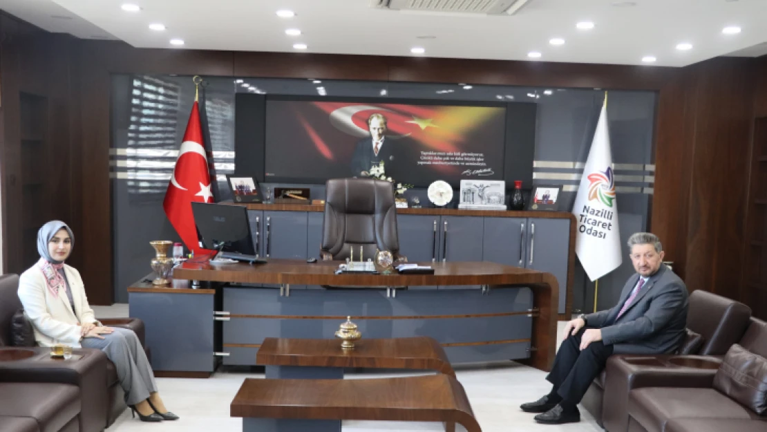 Kaymakam Yılmaz, NTO'yu ziyaret etti
