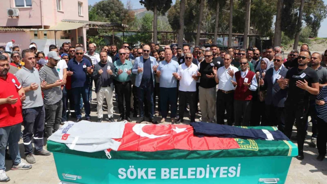 Kazada hayatını kaybeden belediye işçisi toprağa verildi