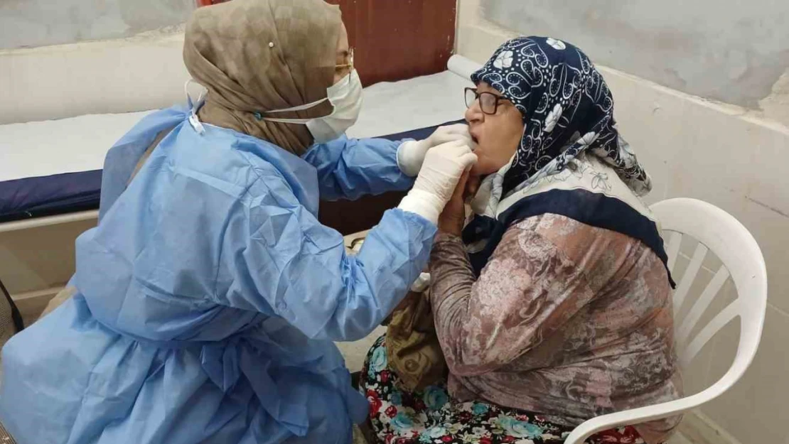 Kocagür'de diş taraması yapıldı