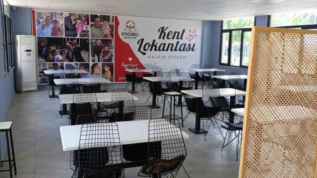 Koçarlı Belediyesi Kent Lokantası hizmete başlıyor