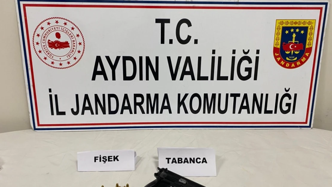 Koçarlı'da ruhsatsız silah ele geçirildi