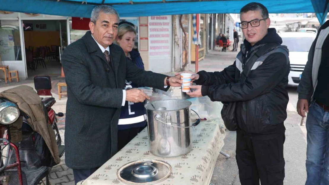 Koçarlı soğuk güne sıcak başladı