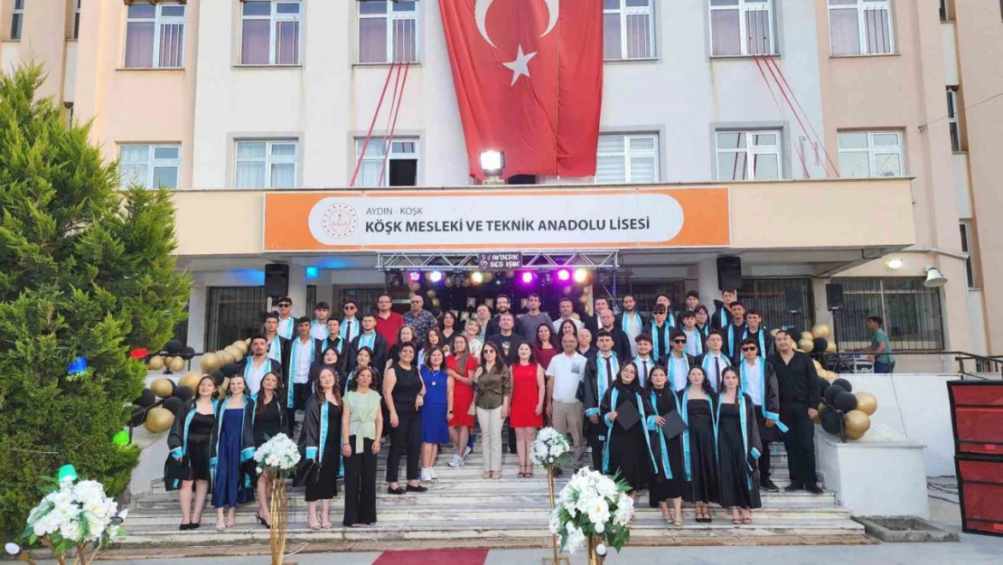 Köşk MTAL'de mezuniyet coşkusu