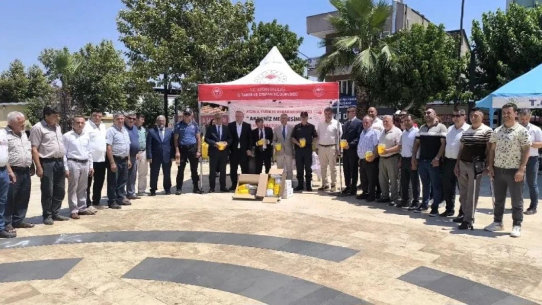 Köşk'te Akdeniz Meyve Sineği Tuzağı dağıtım töreni yapıldı