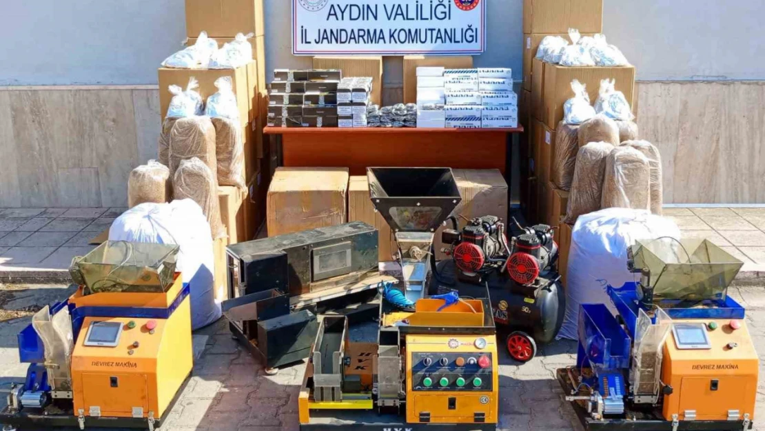 Köşk'te kaçak tütün operasyonu