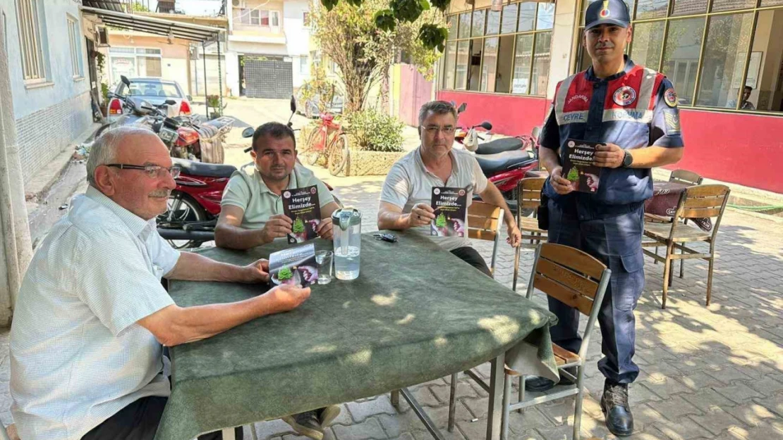 Köşk'te vatandaşlar yangınlara karşı uyarıldı