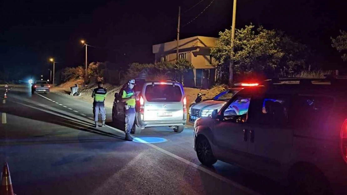 Köşk'teki uygulamada 61 araç kontrol edildi