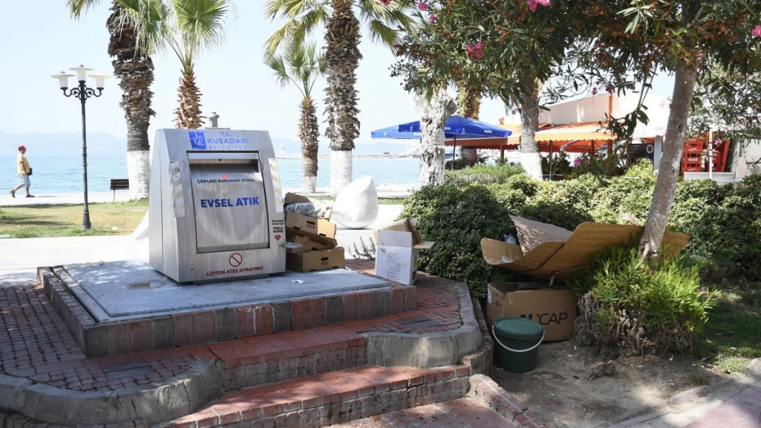 Kuşadası Belediyesi'nden çevre temizliği uyarısı