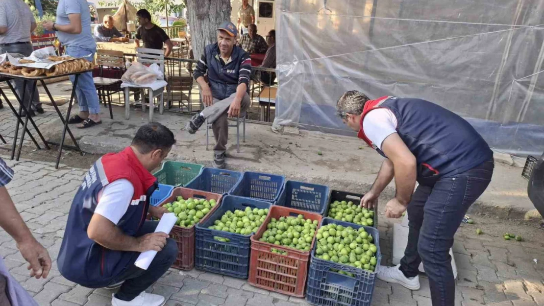 Kuyucak İlek Pazarı'nda denetim ve bilgilendirme