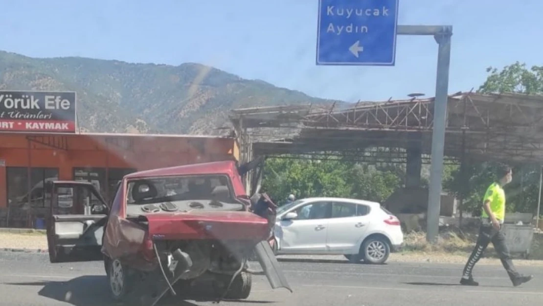 Kuyucak'ta feci kaza